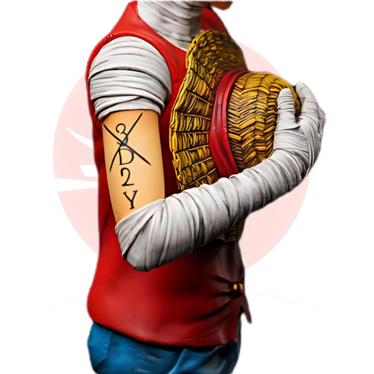 One Piece : Luffy Marineford Arc Action Figure - Image 3
